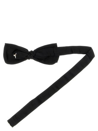 Pal Zileri Silk Satin Bow Tie - Black