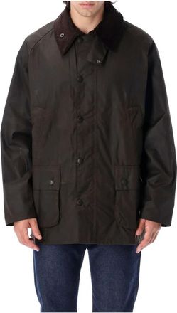 Barbour Klassieke Bedale Waxjas Olijf - Heren - Zomerjassen - Groen - 2XS - Katoen - Jassen