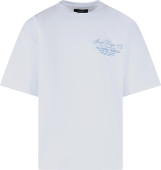 Amiri Dreamers Chain White Cotton T-Shirt