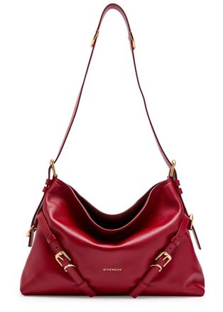 Givenchy Voyou Medium Grained Leather Shoulder bag - Red - One Size