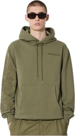 maharishi Dragon Bamboo Hooded Sweat - Heren - Hoodies - Groen - L - Katoen - Hoodies & sweatvesten