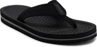 Swims Napoli Flip Flop in Black/Charcoal at Nordstrom Rack, Size 12