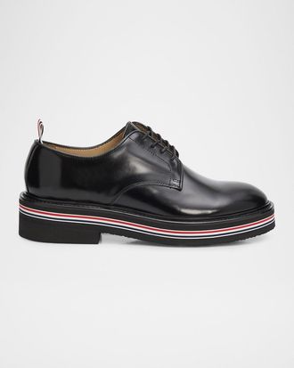 Thom Browne Uniform Leather Derby Shoes