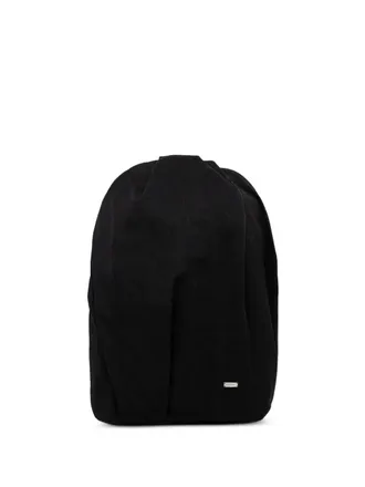 Ader Error pleated zip-fastening backpack - unisex - Nylon - OS - Black