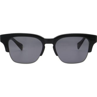 AllSaints Zinner 51mm Square Sunglasses in Gloss Black at Nordstrom Rack