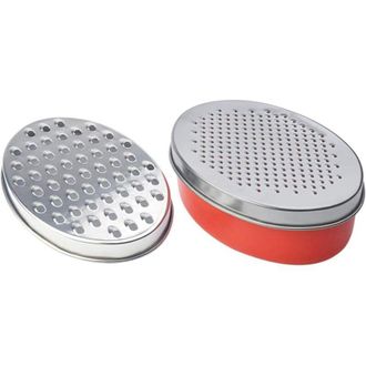 OEM Rallador De Parmesano De Acero Inoxidable Con Caja De Almacenamiento Y Disco Rallador Para Cocina Y Hosteler&iacute;a, Uso Profesional - Crezuo