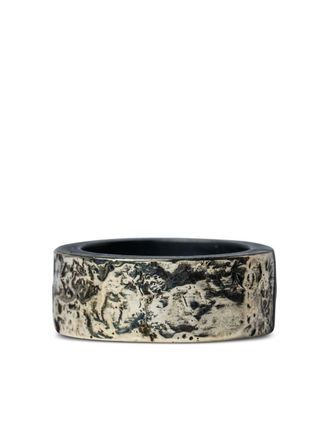 Parts Of Four Anello Sistema in argento sterling e oro bianco 10kt - Nero