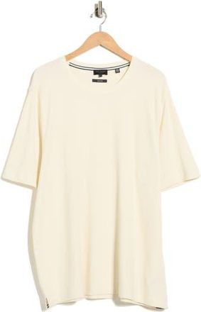 Ted Baker Curlys Textured T-Shirt in White/Gold at Nordstrom Rack, Size 5