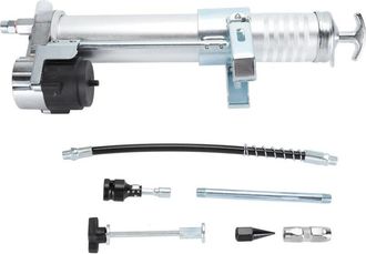 OEM Cabezal De Pistola De Engrase Tipo Dividido, Taladro El&eacute;ctrico Con Adaptador, Kit De Montaje, Capacidad De 600 Cc, 10000 Psi