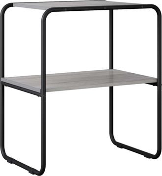 vidaXL Mesa Consola Sonoma Gris 60 X 42,5 X 70 Cm Madera De Ingenier&iacute;a Vidaxl