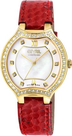 Gevril Group Lugano Diamond Womens Watch