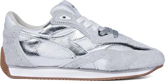 Diadora Equipe Revenge Iride Silver Suede Sneakers