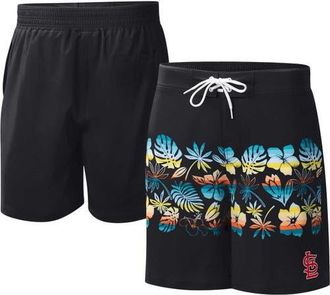 G-III Sports by Carl Banks Mens G-III Sports by Carl Banks Black St. Louis Cardinals Breeze Volley Swim Shorts at Nordstrom, Size Small