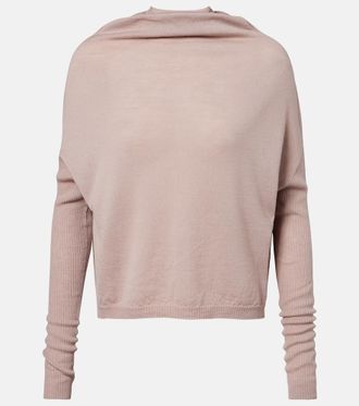 Rick Owens LS Crater virgin wool sweater