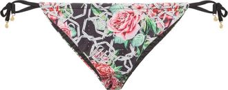 Philipp Plein Slip Flower - Dames - Bikinis - Veelkleurig - S - Badmode
