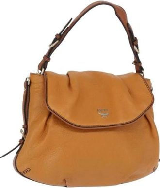 MCM Pre-owned Shoulder Bags, female, Brown, Size: ONE SIZE Pre-owned Shoulder Bag
