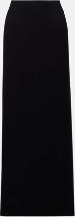 Toteme Gonna lunga in crêpe con spacco laterale