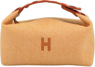 Herm&egrave;s Pre-owned Hermes Small Wool Bride a Brac Au Carre Case Ladies UYR1C26TNN62WDAC