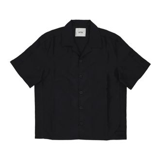 Arte Short Sleeve Shirt - Heren - Overhemden - Zwart - Maat: XL Linnen