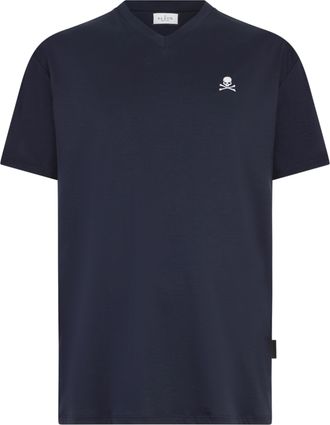 Philipp Plein T-Shirt V-Hals Ss Skull