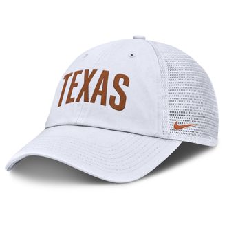 Nike Texas Primetime Campus Club Nike Mens College Trucker Adjustable Hat in White | NC3311QRTXE-H98
