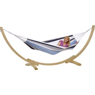 Amazonas Sandals Hamac avec support en bois Apollo marine