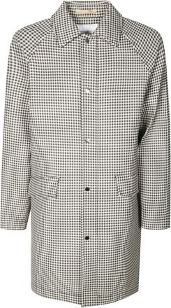 Paolo Pecora Structured Black Quilted Coat With Smooth Texture