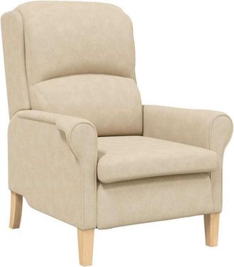 vidaXL Poltrona Crema 76 x 94 x 102 cm Microfibra - Vidaxl