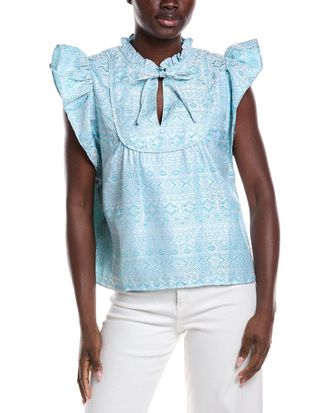 Sail to Sable Sail To Sable Ruffle Sleeve Top