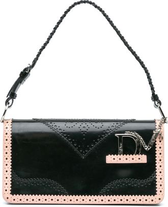 Dior Pre-owned Womens Shoulder Bag - Black Leather - One Size