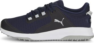 Puma Puma Golf Mens Fusion Grip Golf Shoe, Puma Navy-Puma Silver-Quiet Shade, 9 UK