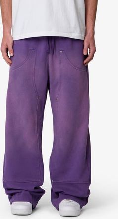 mnml West Baggy Fit Double Knee Sweatpants in Purple at Nordstrom, Size Xx-Large