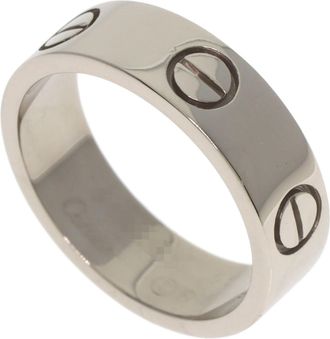 Cartier White Gold White Gold (18K) Band Ring (Pre-Owned)