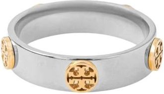 Tory Burch Icon Ring - Dames - Ringen - Grijs - 2XL - Accessoires