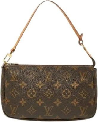 Louis Vuitton Pre-owned Shoulder Bags, female, Brown, Size: ONE SIZE Pre-owned Vintage Shoulder Bag
