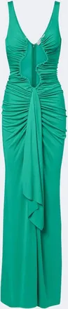 CHRISTOPHER ESBER Salacia ruched jersey maxi dress