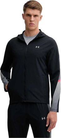 Under Armour Velociti Storm Hooded Jacket - Heren - Outdoorjassen - Zwart - S - Leer - Fitness
