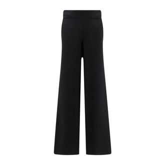 Max Mara Rtw... Black - female - Max Mara - Wide Trousers - Black - XL - Trousers