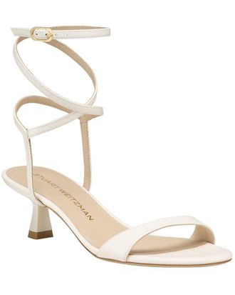 Stuart Weitzman Nudist Wrap 50 Leather Sandal