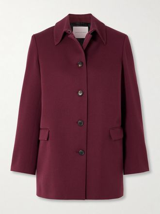 Veronica de Piante Giacca In Twill Di Lana Klara - Bordeaux