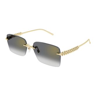 Cartier Sunglasses, female, Yellow, 58 MM, Ct0545S 001 Sunglasses