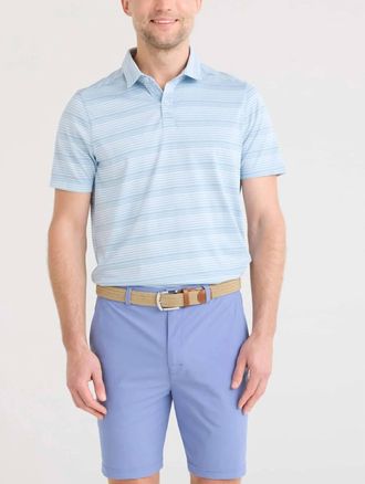 Saxx Mens Caddie Golf Short In Tidal Blue