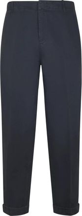 Dondup Broeken - Heren - Straight fit broeken - Blauw - W33 - Broeken