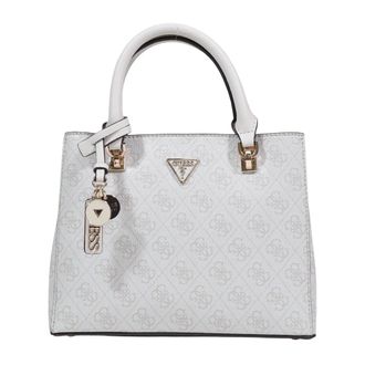 Guess Noelle II SML Multi Comp Stchl - Dames - Handtassen - Wit - ONE Size - Polyester - Tassen