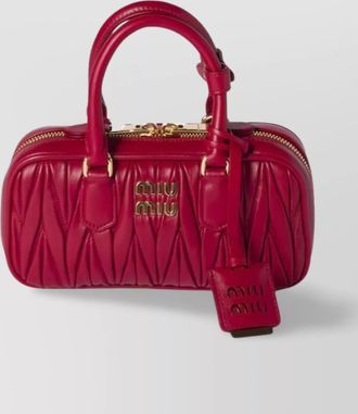 Miu Miu Arcadie matelassé nappa leather mini-bag