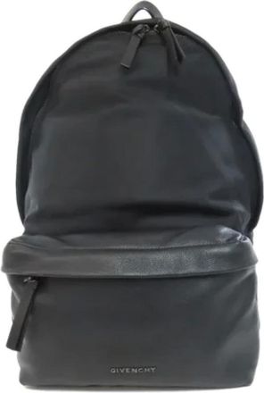 Givenchy Pre-owned Backpacks, female, Black, Size: ONE SIZE Pre-owned Leather backpacks