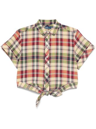Polo Ralph Lauren plaid-check shirt - Neutrals