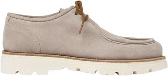 Scarosso Damiano Derby - Heren - Veterschoenen - Beige - 42 EU - Leer - Schoenen