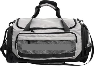 Generic Large Capacity Military Duffel Backpack Travel Bag with Shoe Compartment Resistant Gym,Compatible For Outdoor Hiking and Ca(Grey)