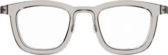 Lindberg Grey Acetanium 1065 Acetate-Titanium Blend Square Sunglasses